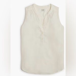 JCrew sleeveless popover top size M